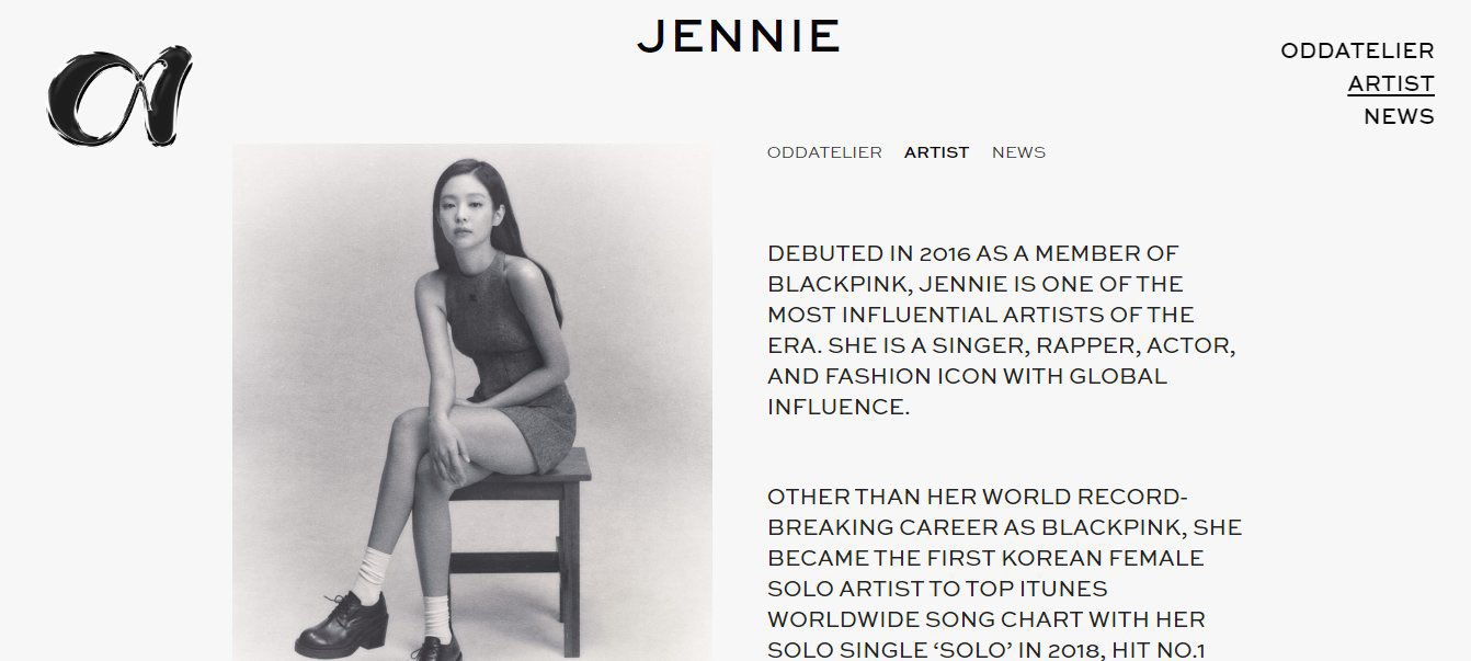 Jennie Bold Venture: Blackpink Star Launches Odd Atelier!
